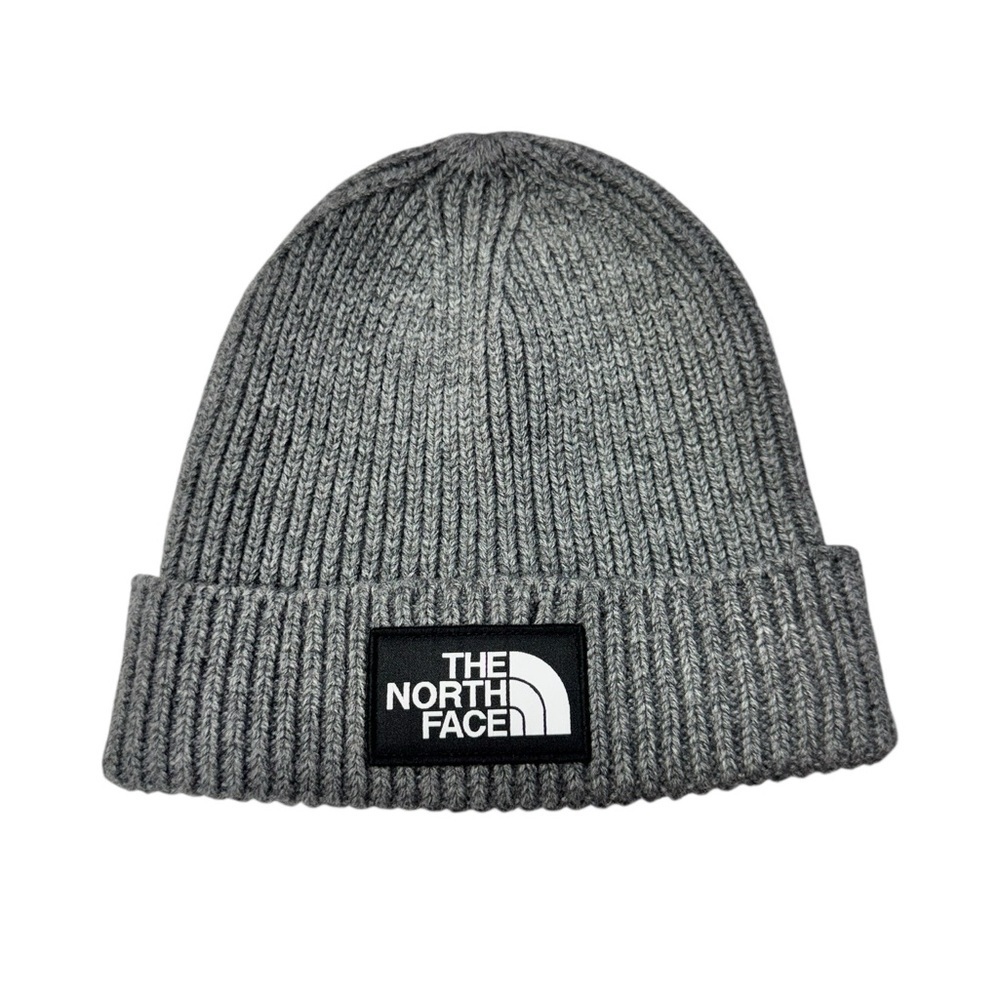 The North Face Charcoal Ribbed Beanie